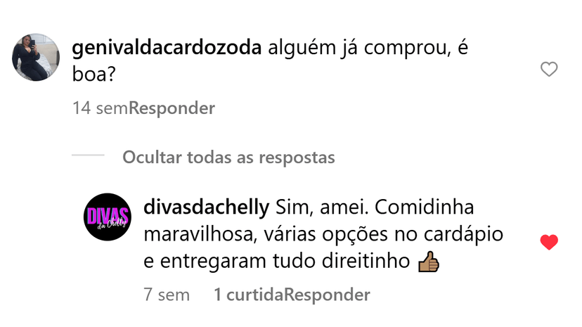 Feedback de cliente RapChef